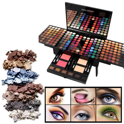 180-Color Eyeshadow & Blush Set – Personalized Piano-Shaped Makeup Palette Box