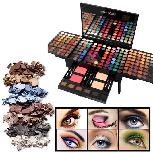 180-Color Eyeshadow & Blush Set – Personalized Piano-Shaped Makeup Palette Box