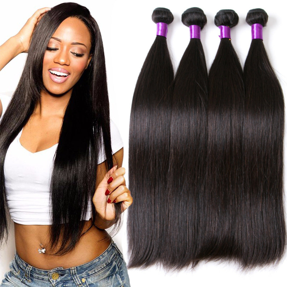 Brazilian Straight Human Hair – Natural Color, Hot Sale, 100% Human Hair