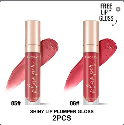 PHOFAY Shiny Lip Plumper Gloss