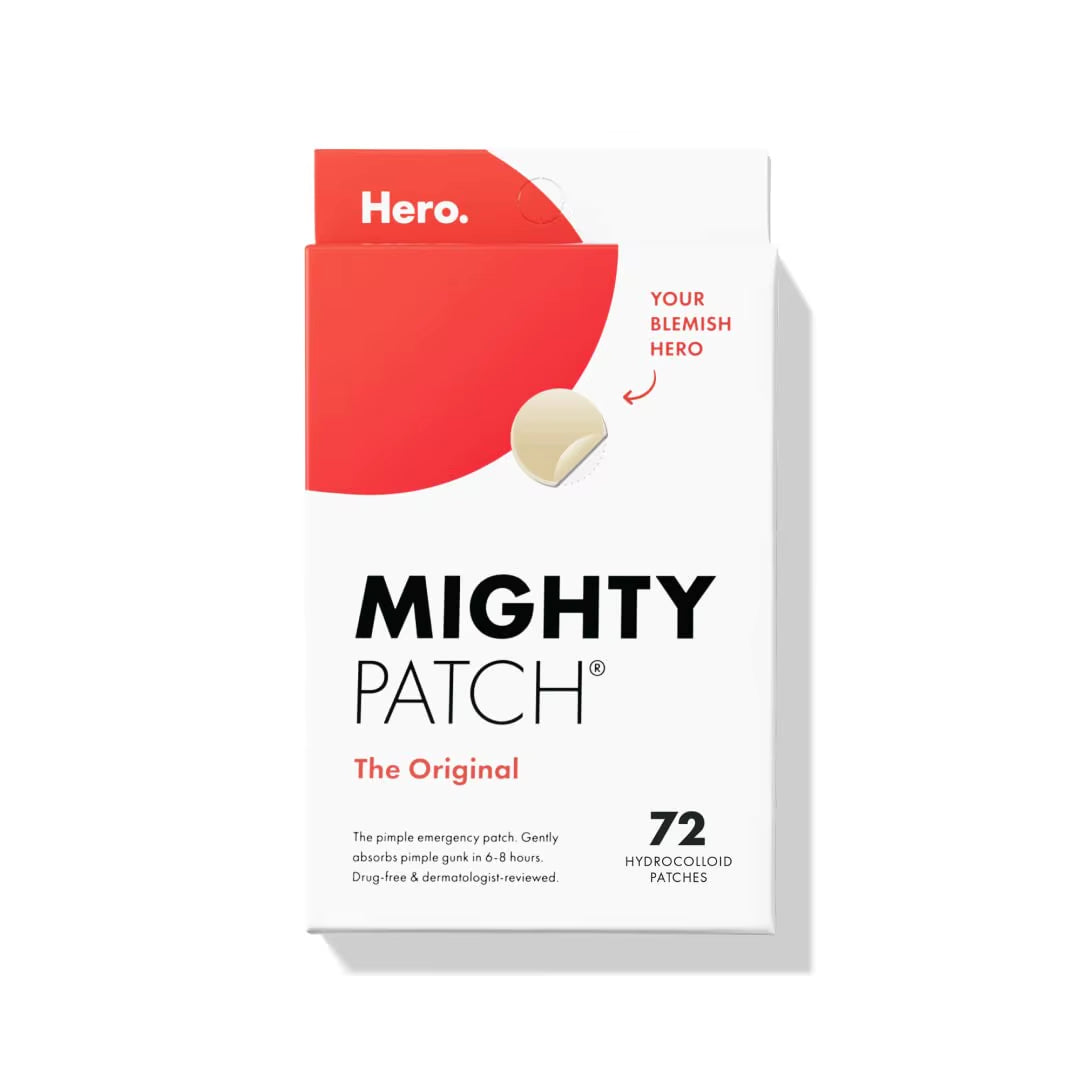 Mighty Patch™ Original Patch from Hero Cosmetics - Hydrocolloid Acne Pimple Patch for Covering Zits and Blemishes in Face