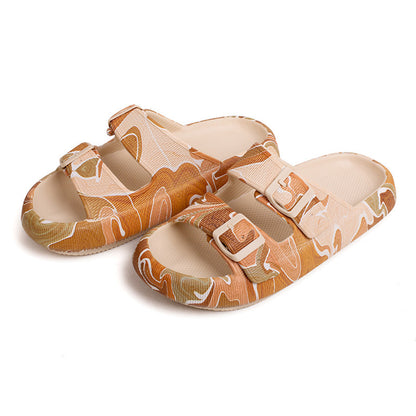 Summer Women Outdoor Indoor Thick-soled Eva Sandals And Slippers