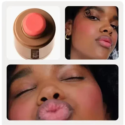 Hydrating Pocket Blush Stick - Easy Apply Lip & Cheek Color in Natural Rouge